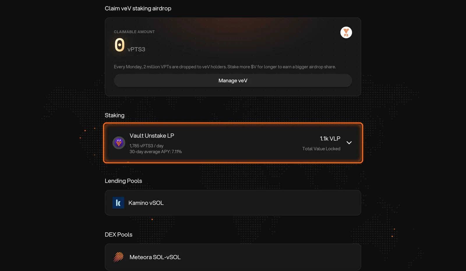 Staking pools on Earn Points