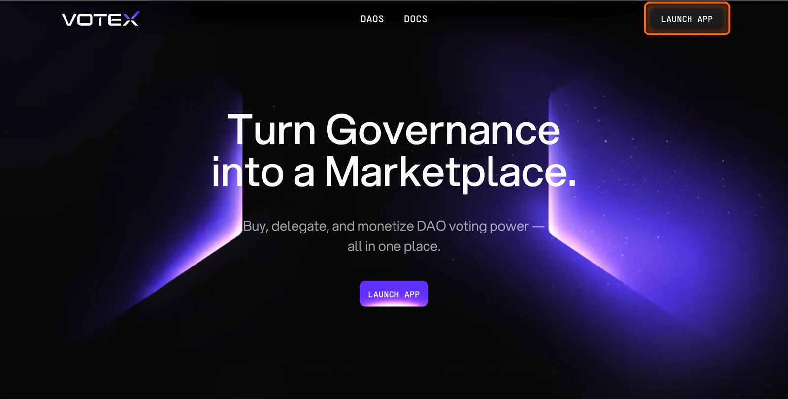 Launch App button